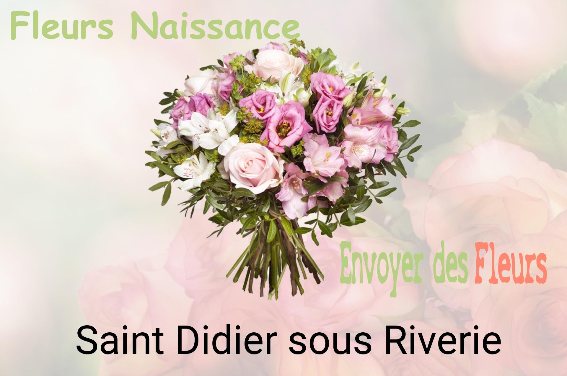 Bouquet de fleurs de naissance livré à Saint-Didier-sous-Riverie